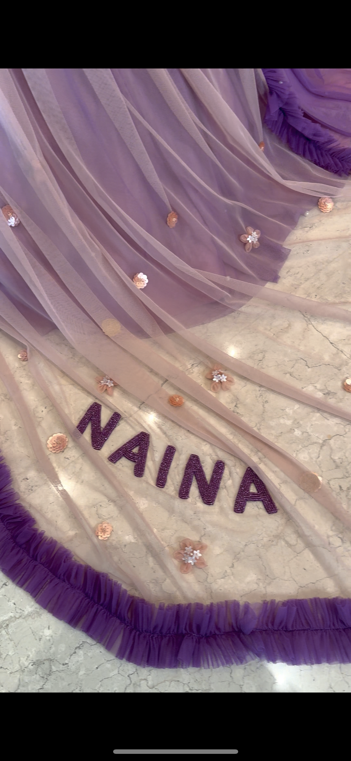 Custom Purple Gown