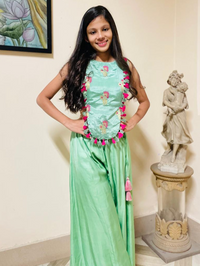 Brocade Corset Style Top with Kali Pants