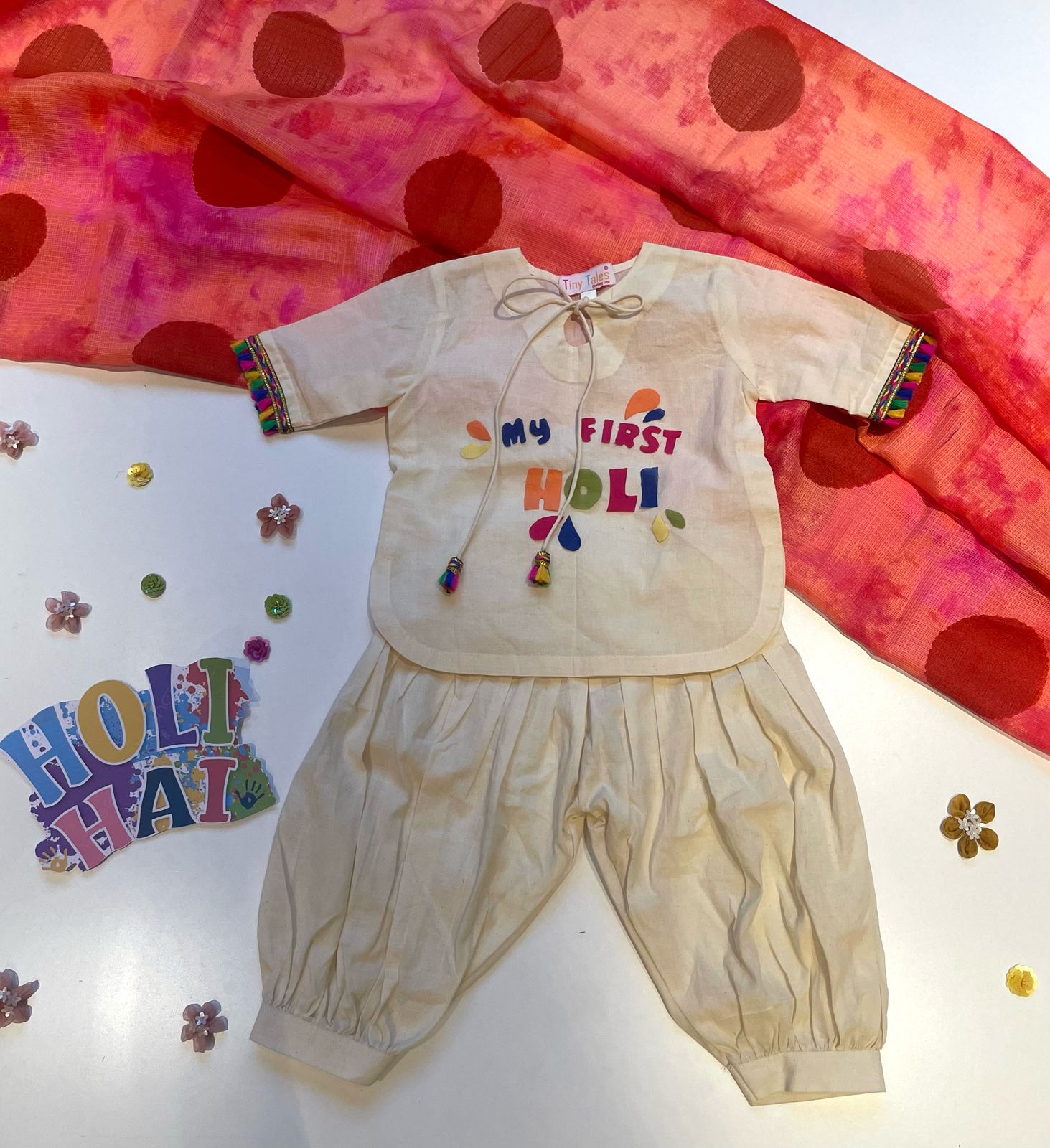 My First Holi Girls Set