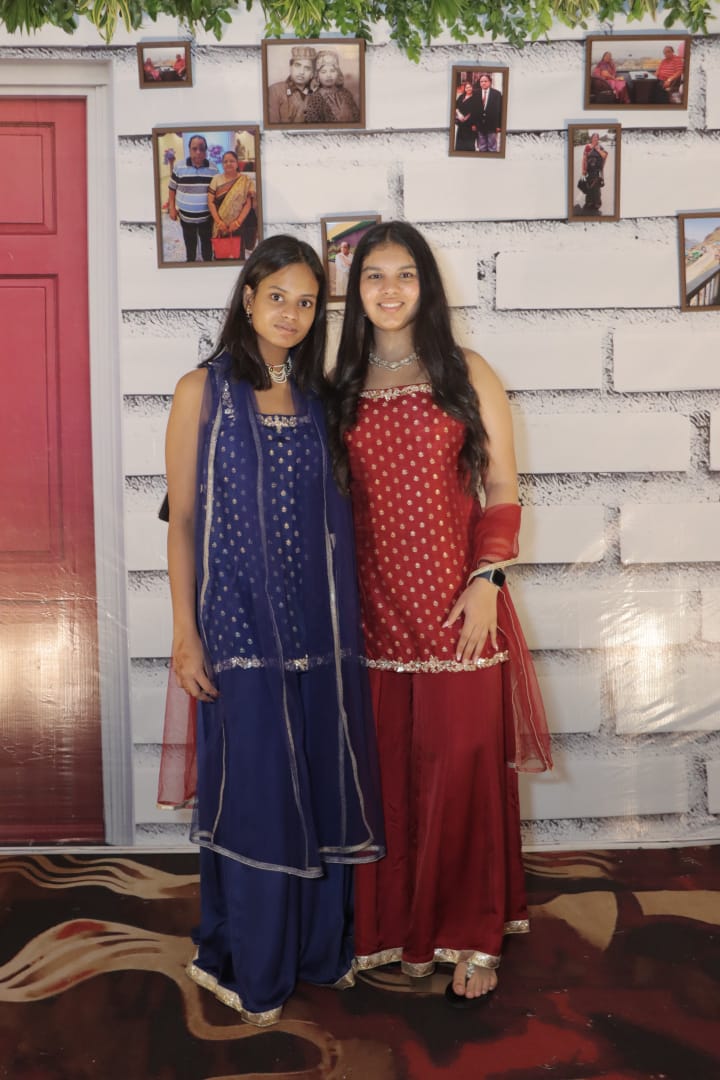 Embroidered Blue Brocade Kurta with Kali Pant & Dupatta