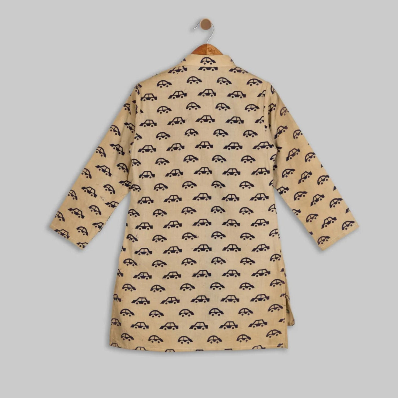 Car Print Flap Kurta