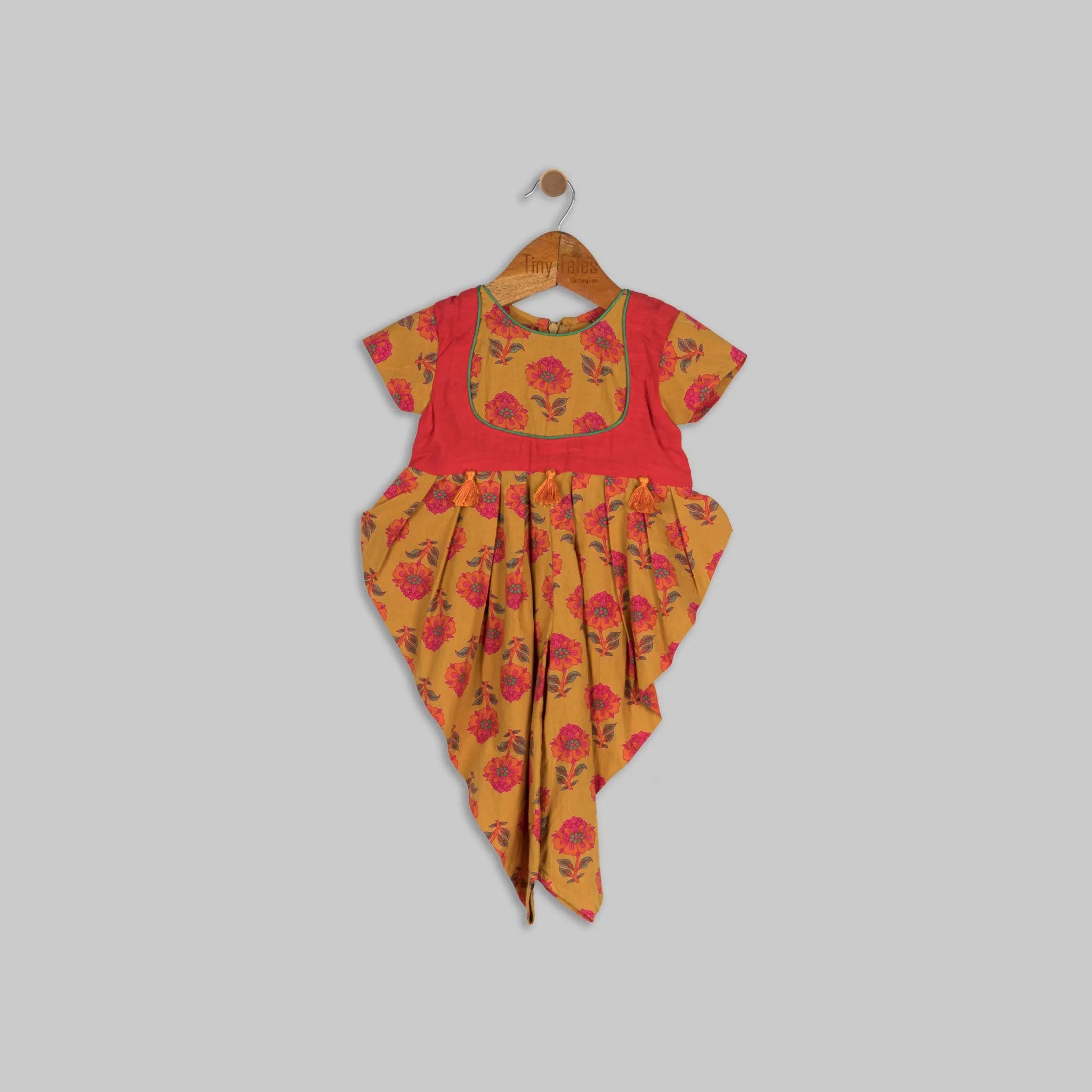 Cotton Printed Dhoti Suit