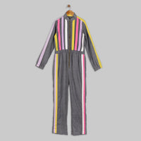 Multicolored Panelled Jumpsuit