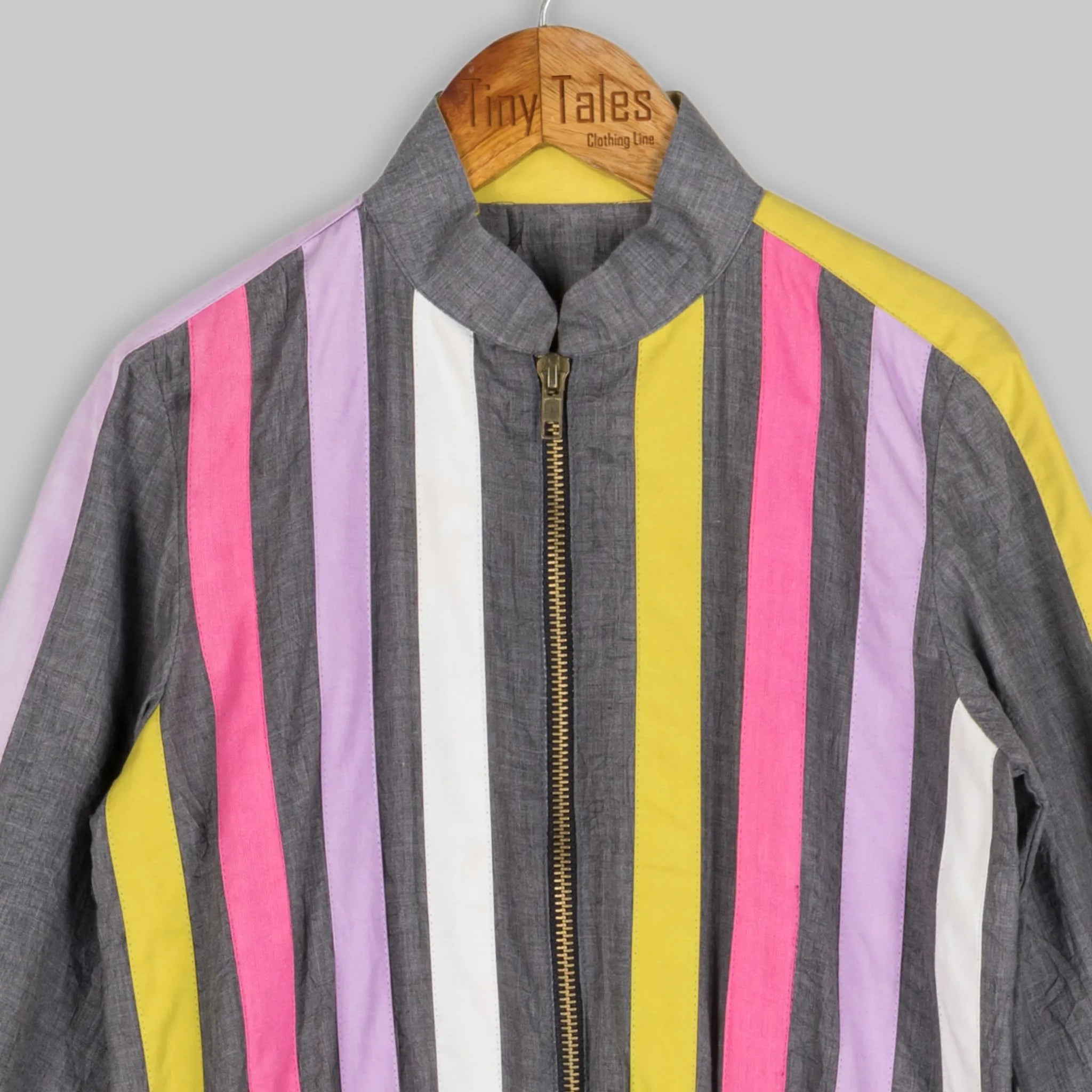 Multicolored Panelled Jumpsuit - 10 Yrs