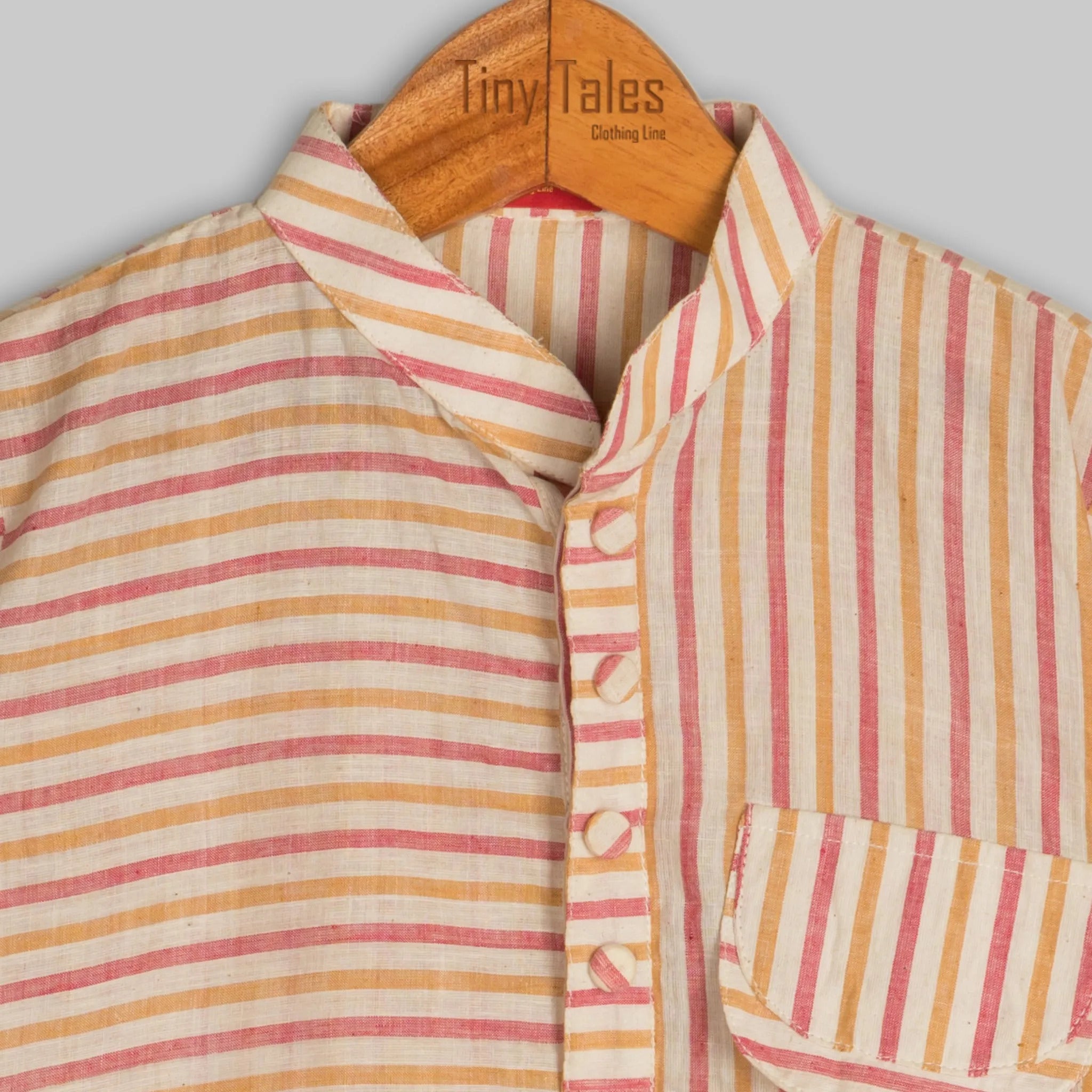 Striped Short Kurta