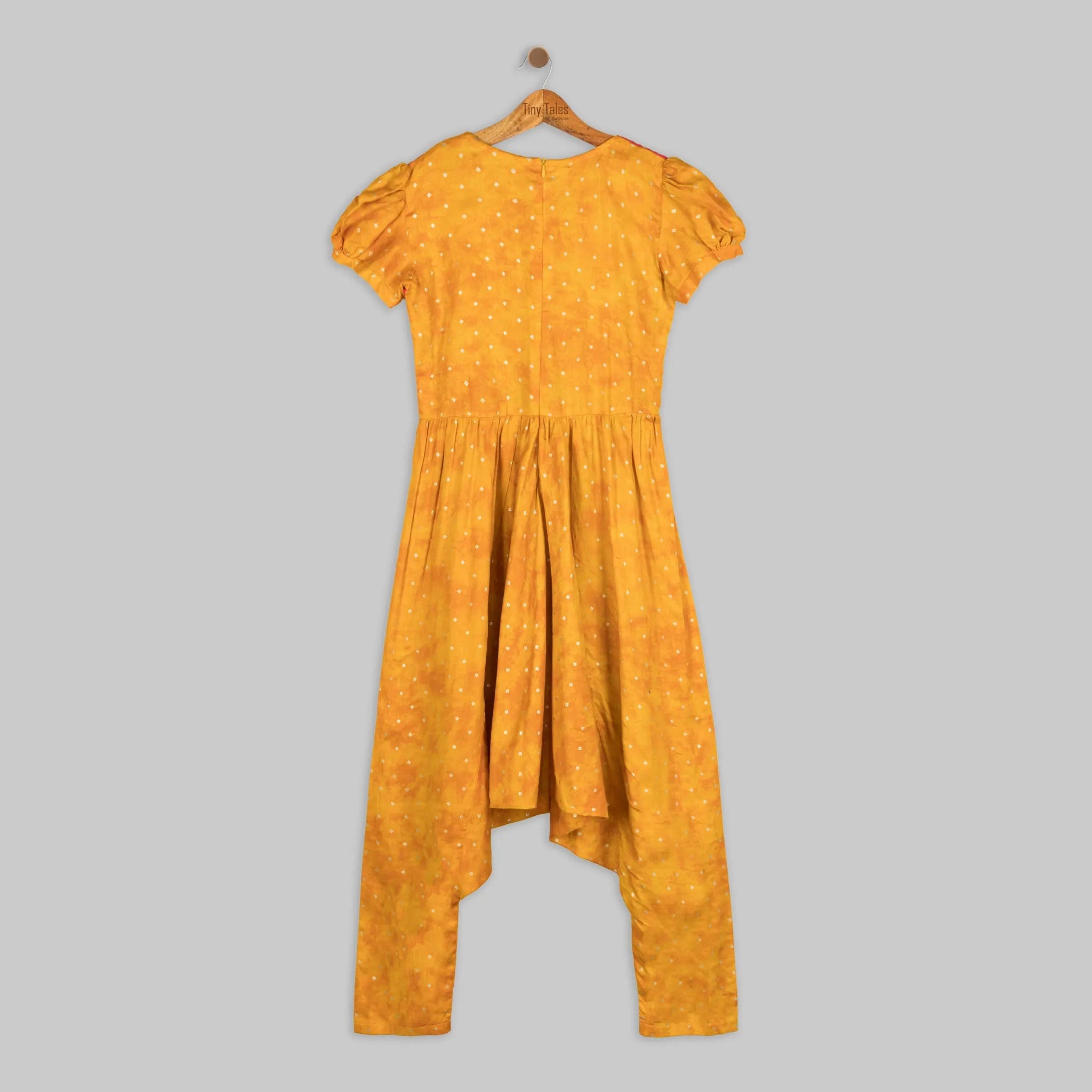 Mustard Low Crotch Jumpsuit - 12 Yrs