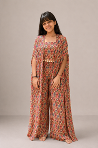 Multicolor Three Piece Set with Shell