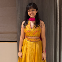 Mustard Embroidered Halter Neck Lehenga Set